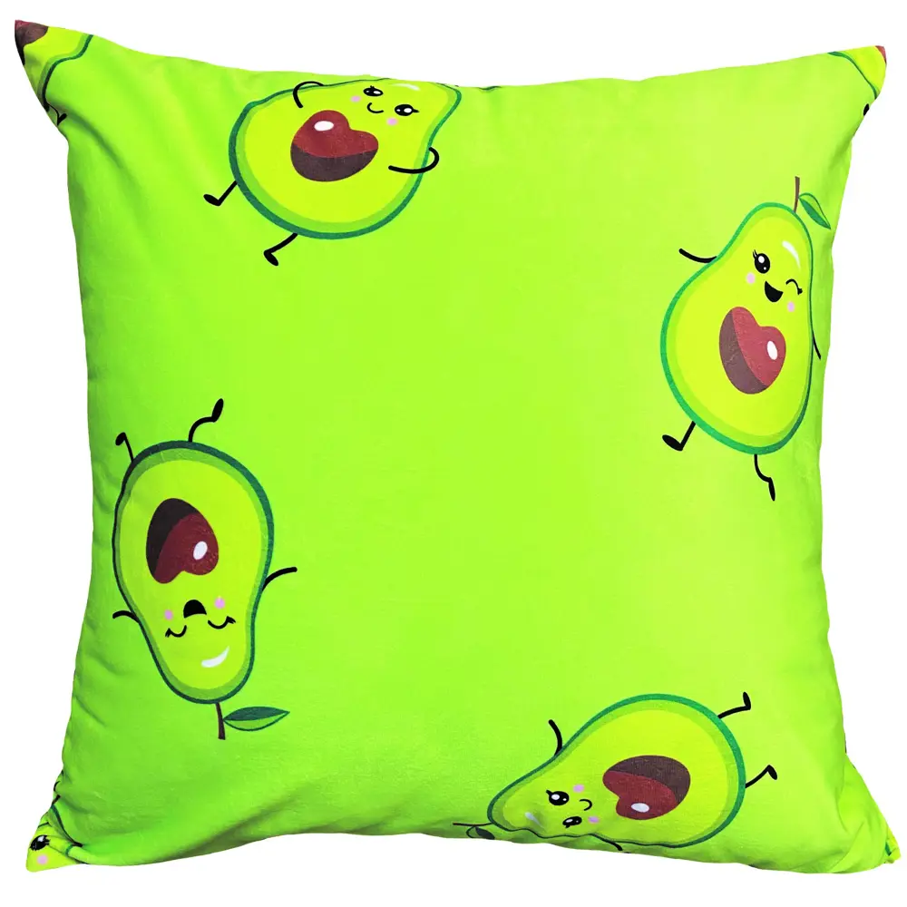 Подушка Seasons Авокадо 40x40 см бархат цвет зеленый 83667738 STLM-2204917 