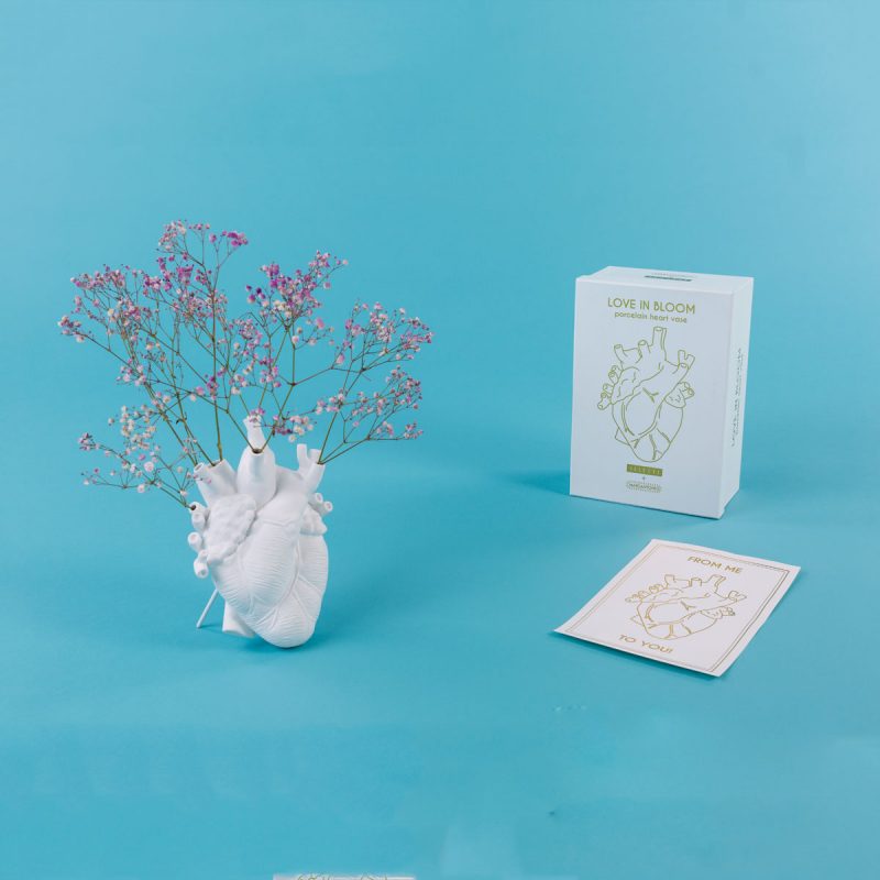 Ваза фарфоровая 25х16,5 см белая Love in Bloom SELETTI ДИЗАЙНЕРСКИЕ 00-3883256 Белый  - Вид №6