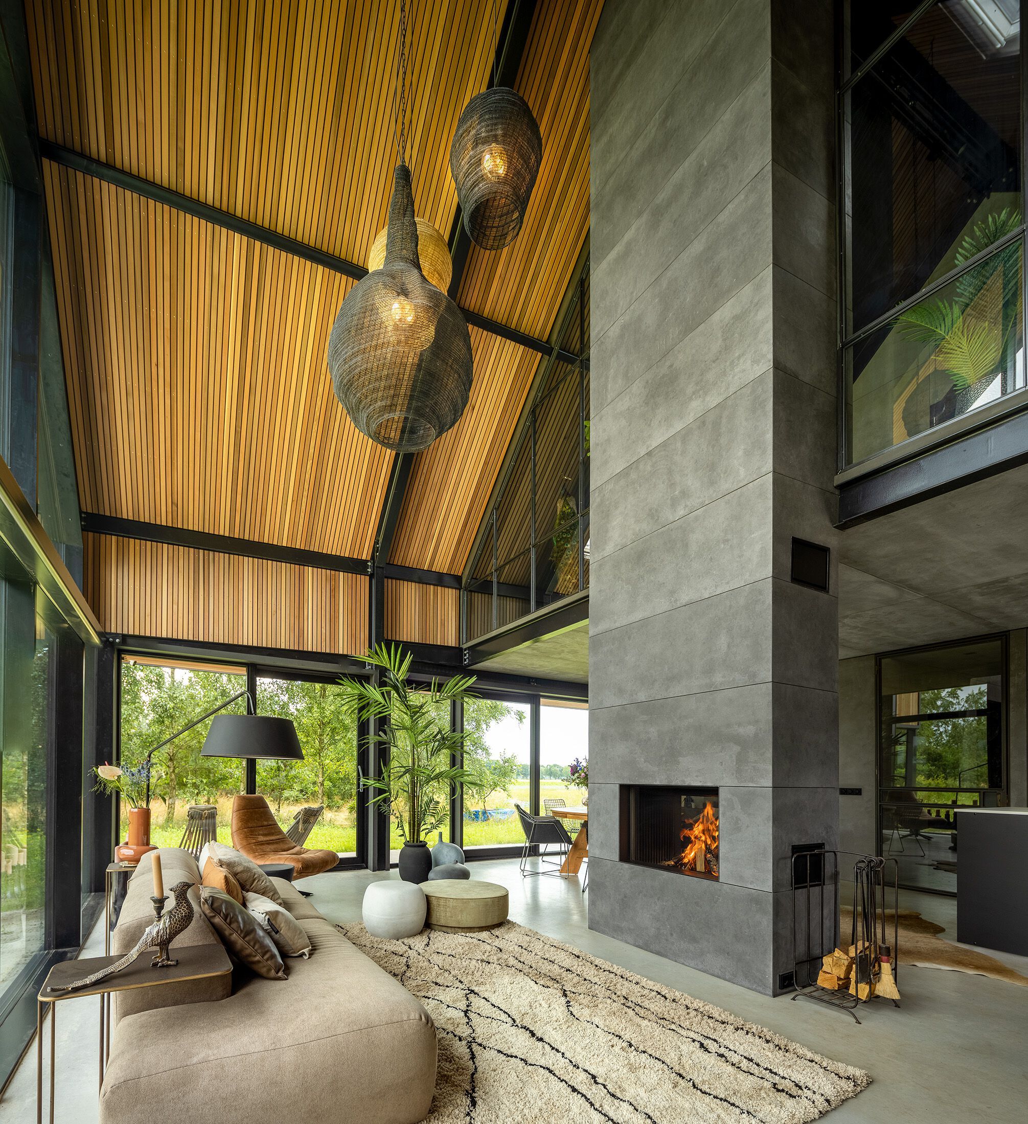 Двойной фасад дровяной камин KALFIRE W80/52T ARCH-00093883 - Вид №1