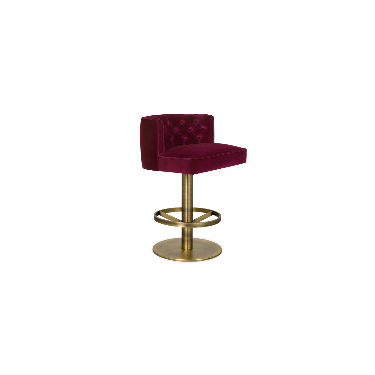 Вращающиеся стулья Bourbon II Swivel Counter Stool Covethouse BRABBU  - Вид №1