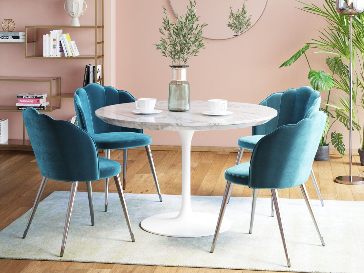 Круглый мраморный обеденный стол KARE Design VENETO ARCH-00102897 - Вид №8