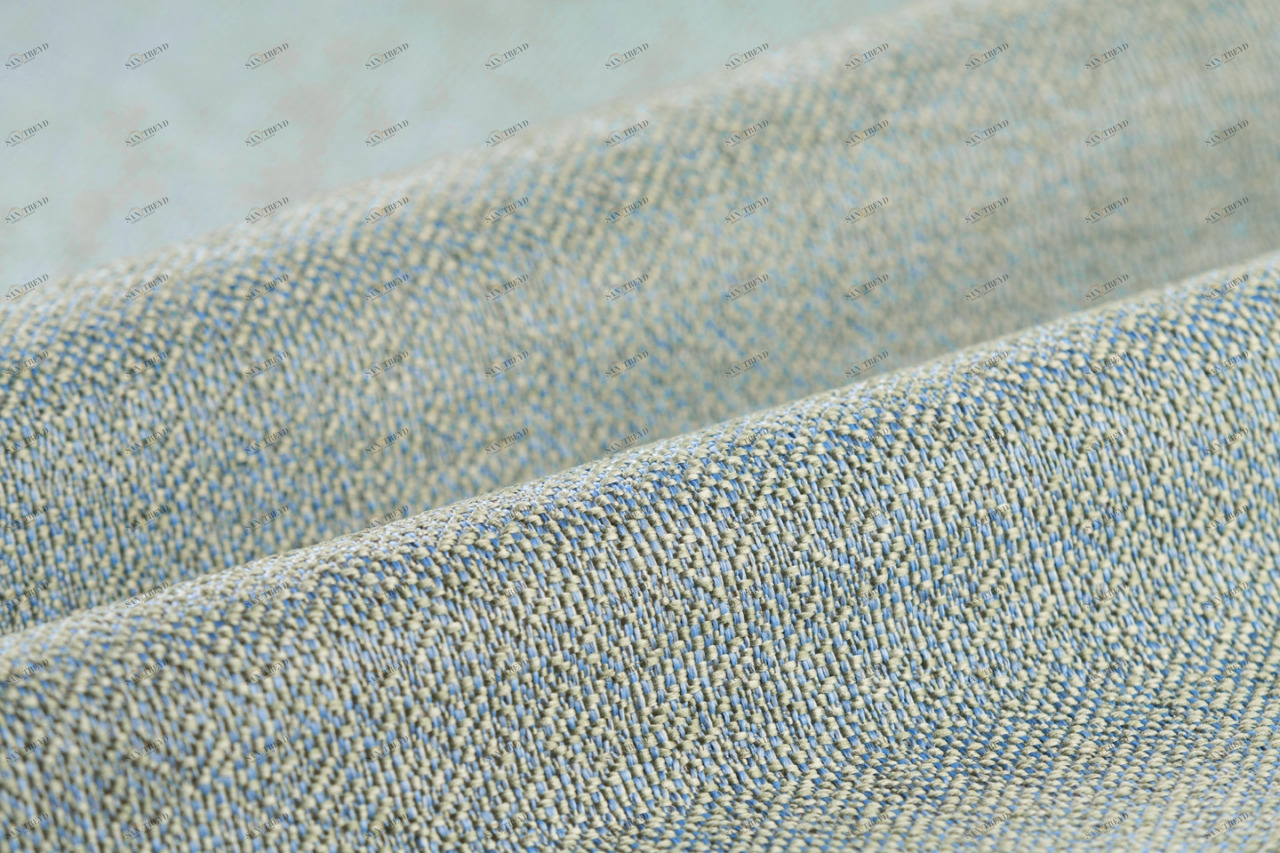 COLORISTICA Ткань мебельная  Рогожка  NEWSimmetrika Голубой simmetrika-col-16