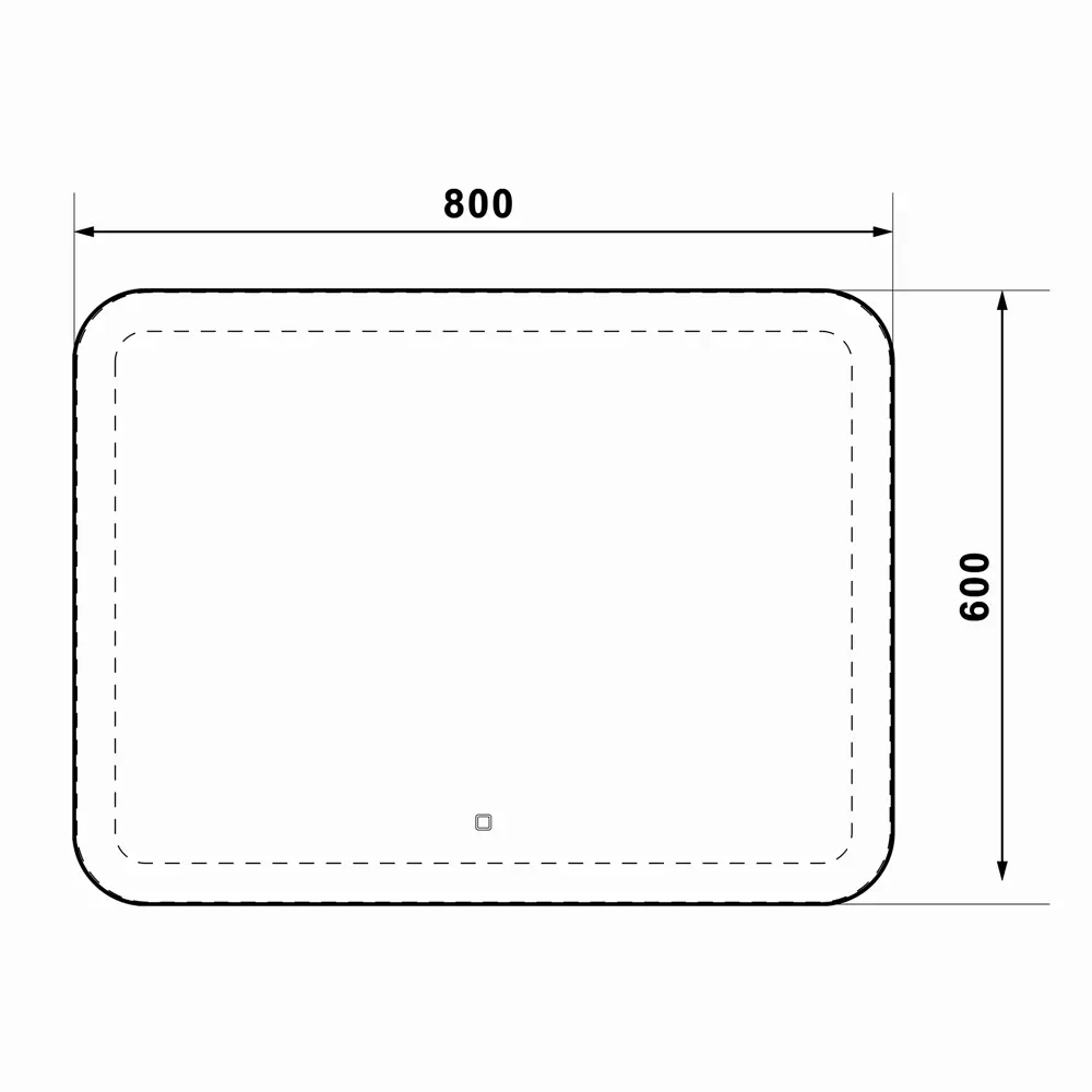 Зеркало Santreyd Luxury с LED-подсветкой и сенсорным управлением 18643901 STLM-0011847 - Вид №15