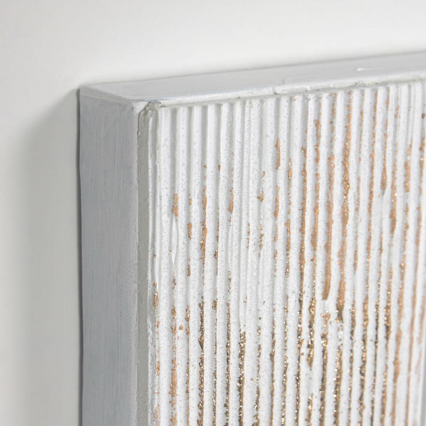 101206 Картина с бело-золотыми прямоугольниками 50 х 50 см La Forma Alvida  - Вид №1