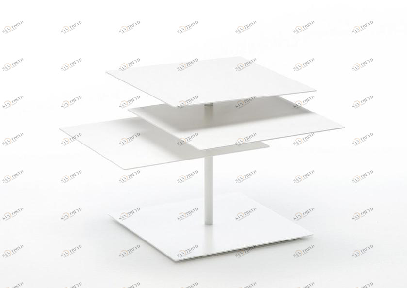 Living Divani Квадратный металлический журнальный столик sun-id-1500136