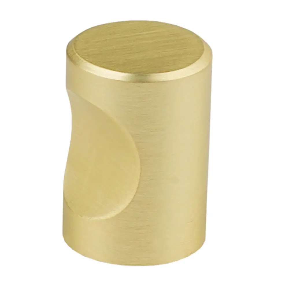 89314385 Ручка-кнопка мебельная Kerron 15x22 мм, цвет матовое золото STLM-1008557 