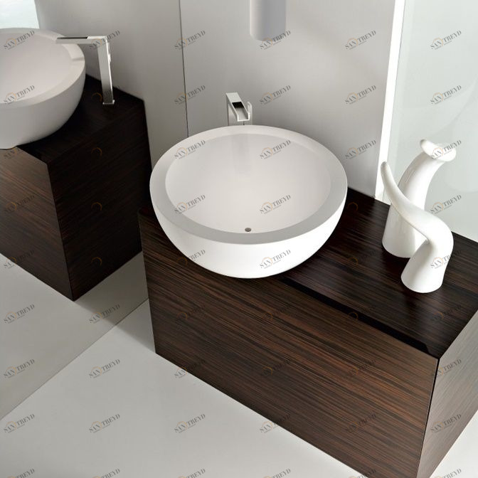 08LC1CB Накладная раковина на столешницу  овальная Toscoquattro 