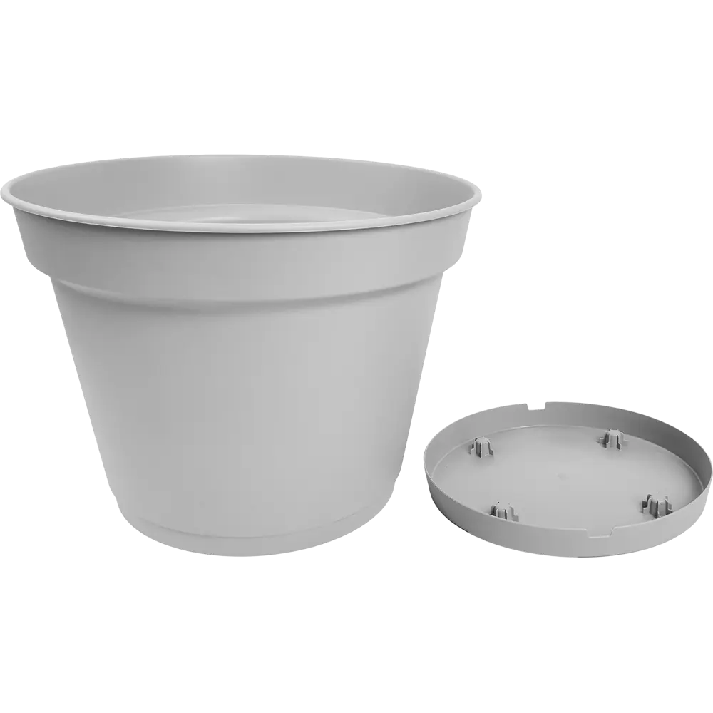 IDI LAND Mint — серый цветочный горшок с переработанным пластиком 86370212 STLM-0068221 - Вид №1