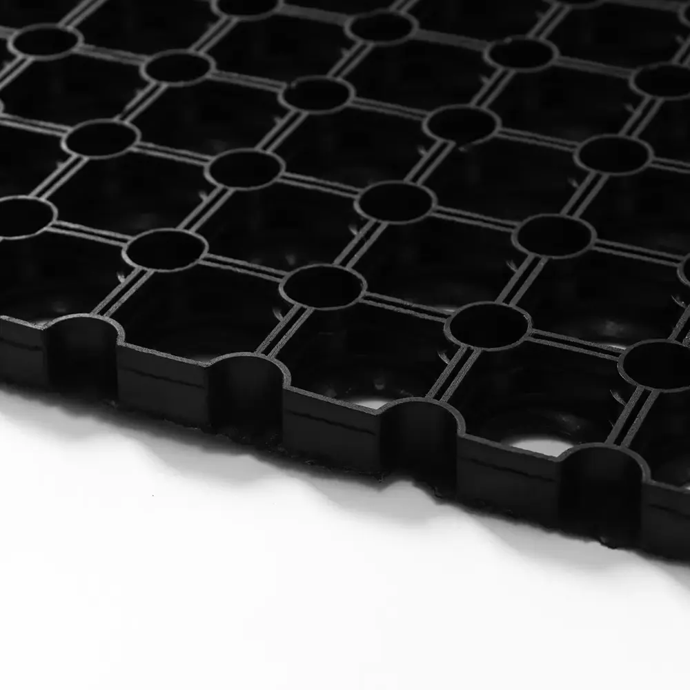 Коврик грязезащитный каучук Amigo 50x100 см цвет черный STLM-2146711 - Вид №2