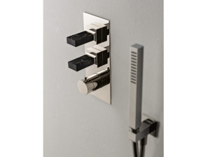 Латунный утопленный смеситель для душа с ручным душем