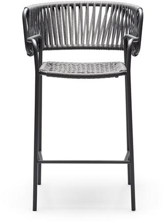 CHAIRS & MORE Высокий садовый табурет на морской веревке с подлокотниками Klot sun-id-1391045 - Вид №3