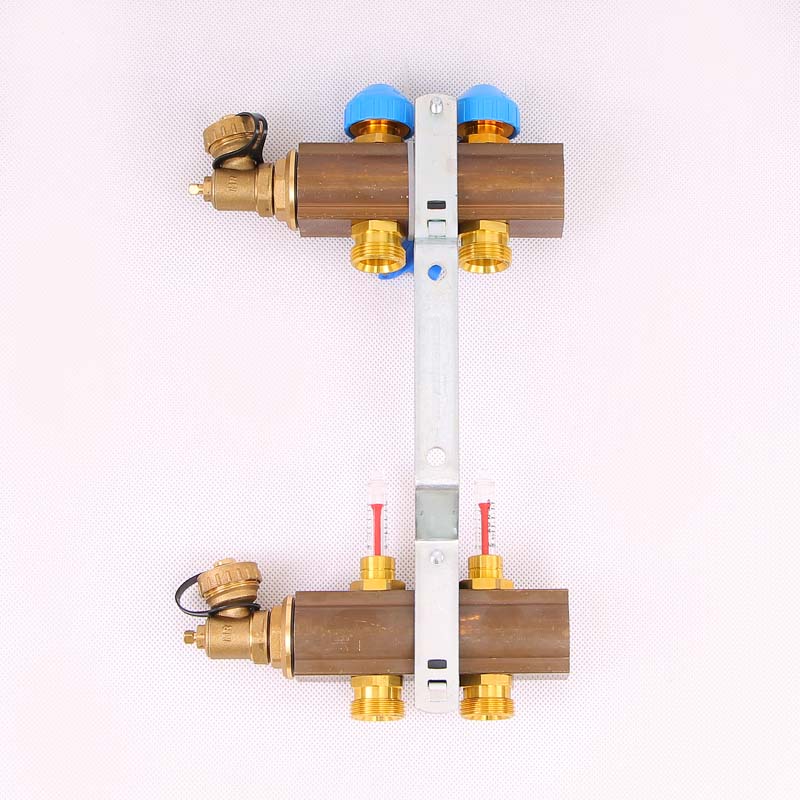 Коллекторная группа HKV/T с термостатическими вентилями и расходомерами WATTS Ind 1"x3/4"ЕК 2 выхода 10004194 - Вид №3