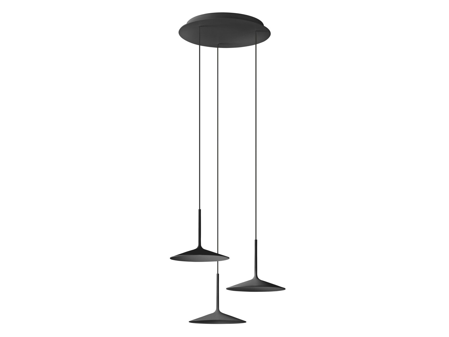 Окрашенный металлический светодиодный подвесной светильник Linea Light Group Poe ARCH-00046235