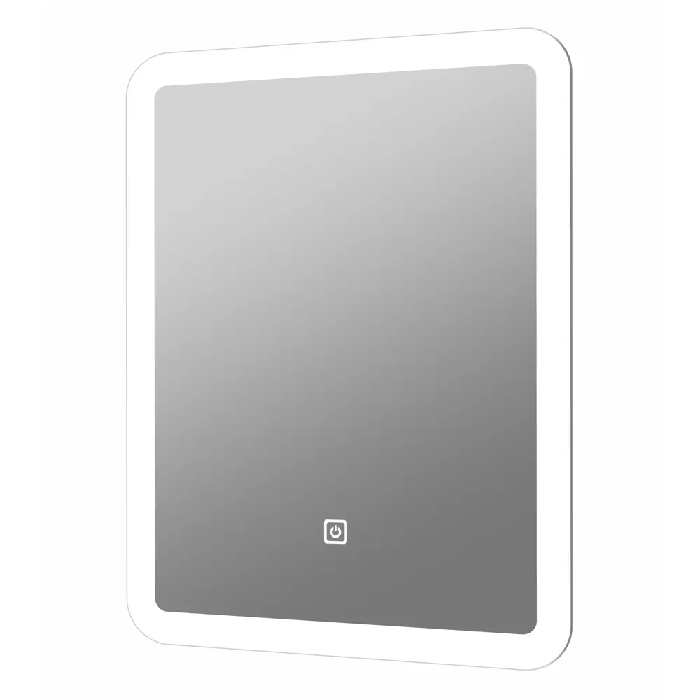 Зеркало настольное Континент Makeup 33x43 см пластик цвет белый CONTINENT Зеркало с LED-подсветкой STLM-2208390 - Вид №1