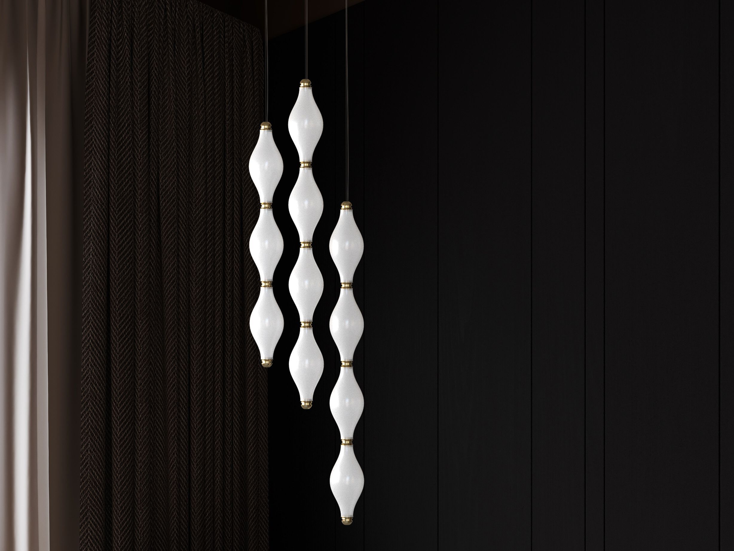 Подвесной светильник из боросиликатного стекла Euroluce Lampadari Dewy ARCH-00083131 - Вид №2