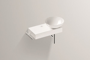 0613002000 Умывальник с тумбой, set.wp.pn2, белая, proshield, глазурованная, белый Alape серия PN (Piccolo Novo)