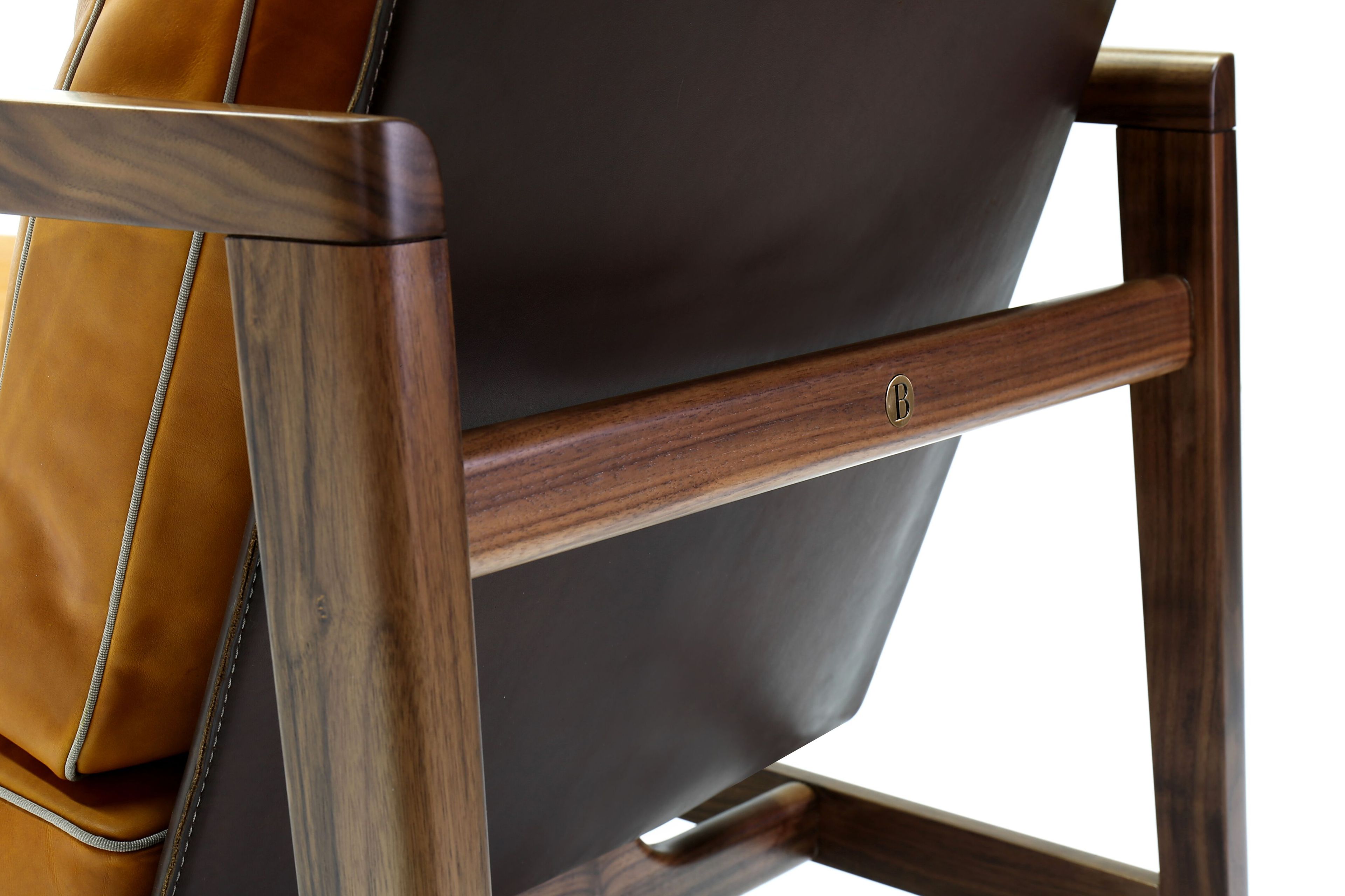 Кожаное кресло с подлокотниками Borzalino SEAN ARCH-00110599 - Вид №5