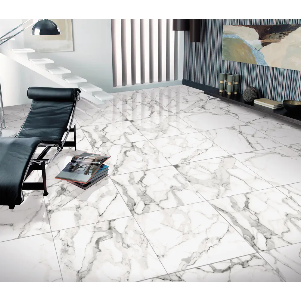 Керамогранит AXIMA Parma серый 60×60 см для интерьеров 82752431 STLM-0035436 - Вид №4