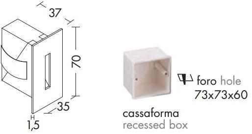 Rossini Illuminazione Настенный светодиодный стремянка  10352  - Вид №3
