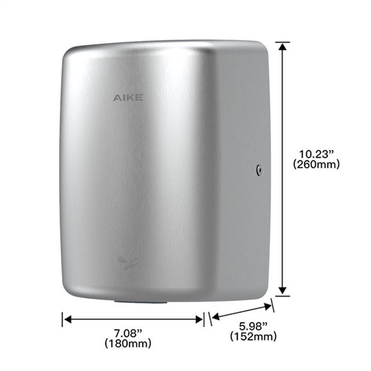 Сушилка для рук из нержавеющей стали AIKE AK2803E_484  - Вид №4