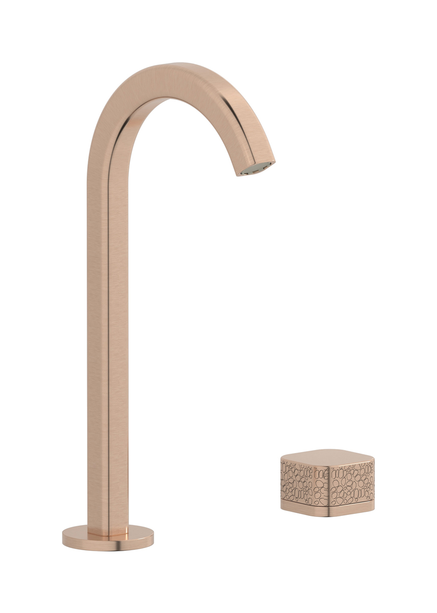 Смеситель для раковины на 2 отверстия WE ARE IB eo394sr_2 Brushed Rose Gold Elio