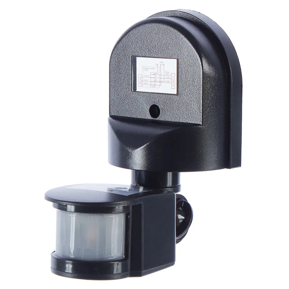 Датчик движения IEK 008, 1100 Вт, цвет чёрный, IP44 STLM-2057077 - Вид №1