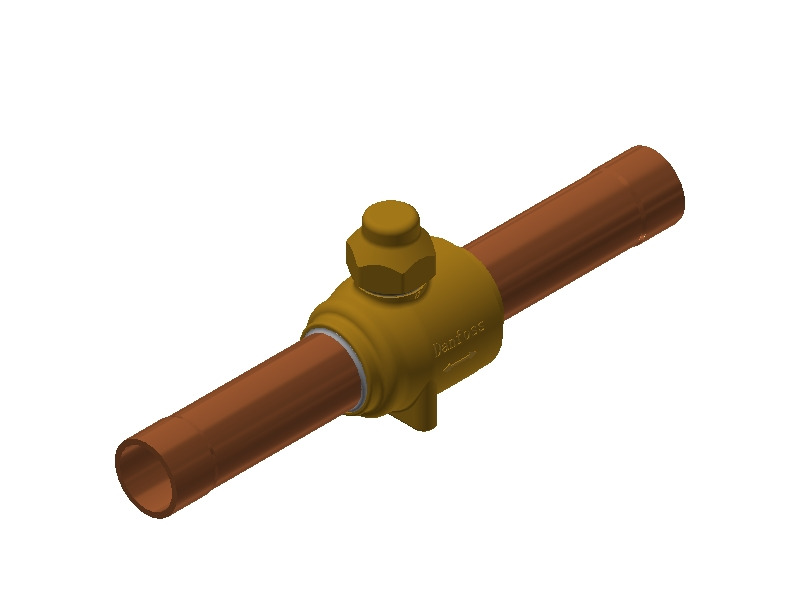 Danfoss GBCH — Запорные шаровые краны для CO2 90 бар GBC 10s H Кран запорный шаровой 009L7582  - Вид №9