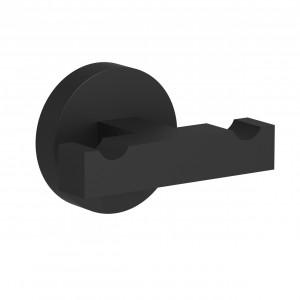 140112006s Вешалка Rita двойная матовая черная