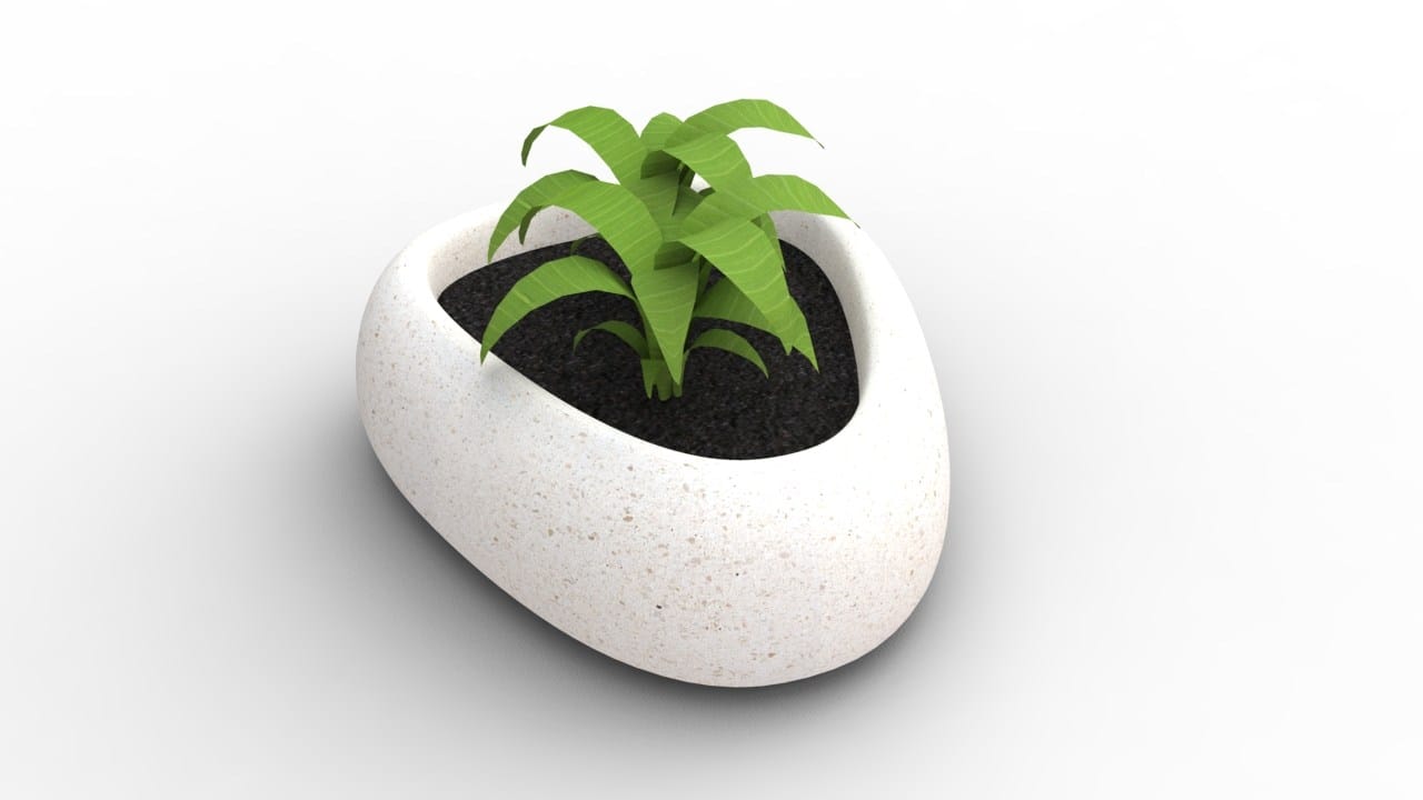 Восстановленный каменный низкий плантатор Viscio Urban Design LEAF ARCH-00022332 - Вид №2