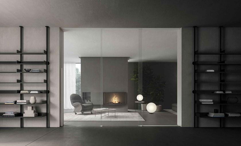 ADIELLE Раздвижная стеклянная дверь без рамы Light sun-id-1476087 - Вид №4