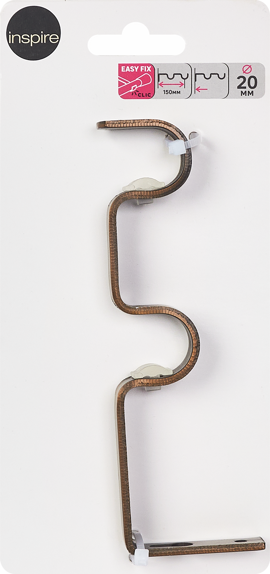 Держатель двухрядный INSPIRE античная медь для карниза 85186790 STLM-0059670 - Вид №2