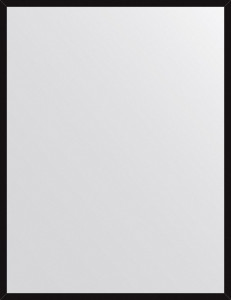 BY 7466 Зеркало в багетной раме - черный 20 mm EVOFORM Definite