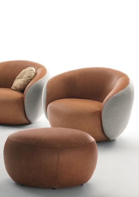 Sesta Мягкое кожаное кресло с подлокотниками Botero sun-id-1458178 - Вид №3