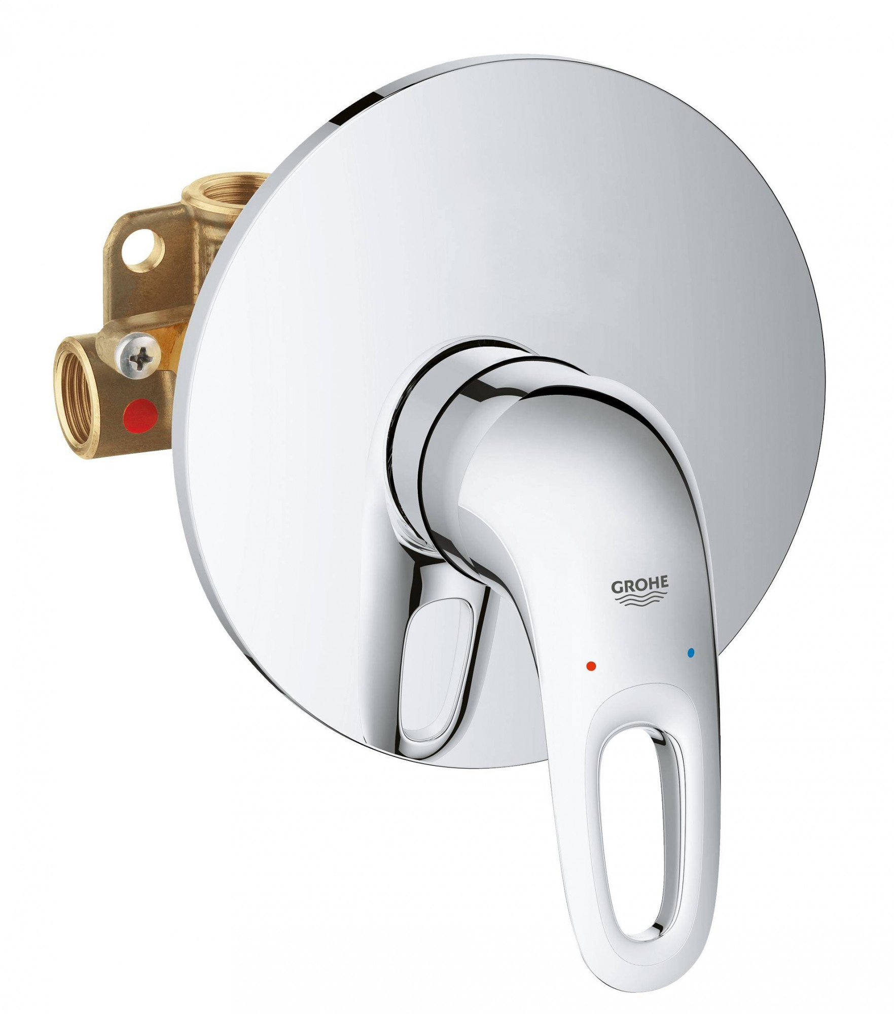 Смеситель для душа GROHE Eurostyle new (внешняя и встраиваемая части), хром (33635003)