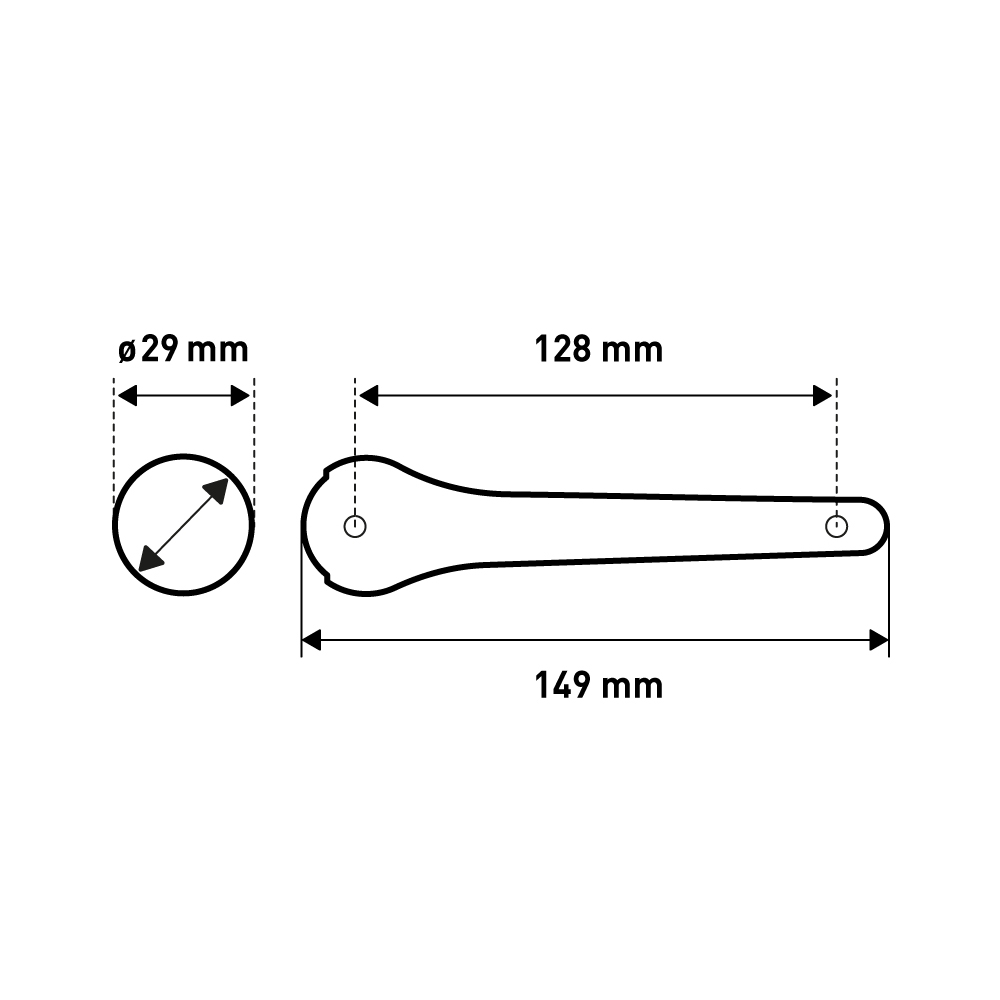 Мебельная ручка  Скоба, 149x29x29 мм, никель LJPS0186 Public Steel Россия  - Вид №5