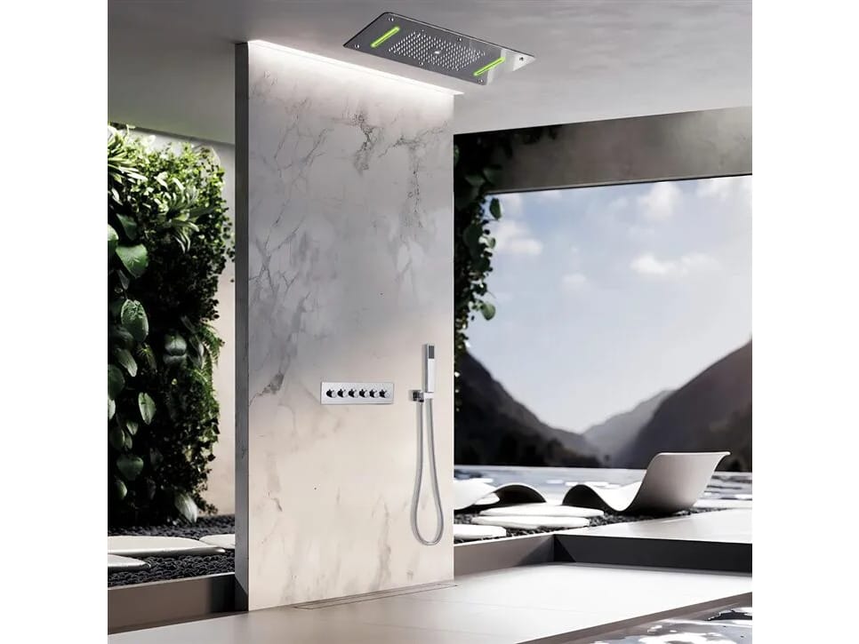 Утопленный набор для душа со светодиодной насадкой для душа Fontana Showers питьевой фонтанчик ARCH-00117688