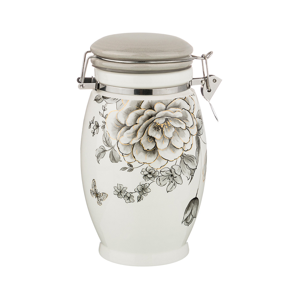 358-1585 Посуда керамическая Ёмкость для сыпучих продуктов 1100 мл Вдохновение Lefard 