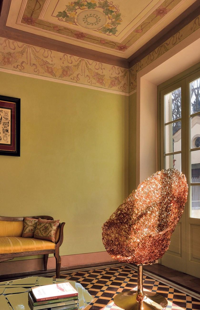 edra Вращающееся кресло из поликарбоната с подлокотниками  Mrt010  - Вид №7