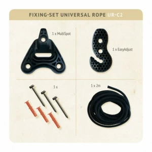Крепление для гамаков Universal Rope 3m IMPEX  132303 Серый