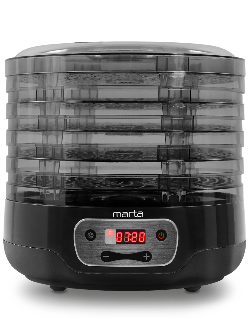 9908457 Сушилка для овощей и фруктов MARTA MFD-505PS черный STDN-0036408