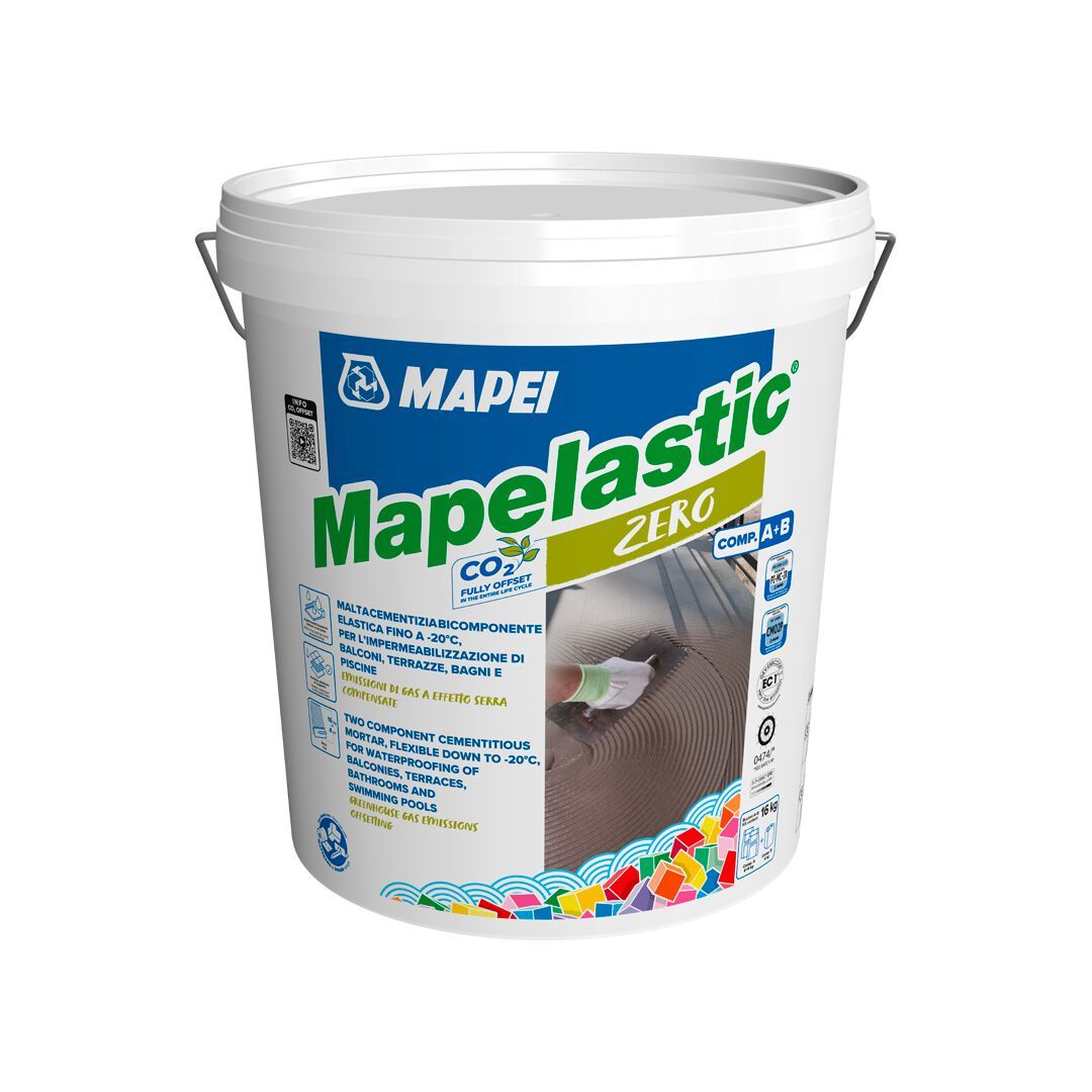Эластичный двухкомпонентный цементный раствор MAPEI гидроизоляция надземных конструкций ARCH-00051255 - Вид №1