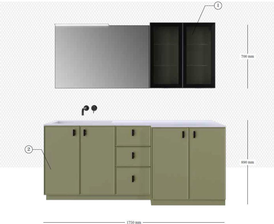 Ideagroup Тумба под умывальник Form sun-id-1361815 - Вид №1