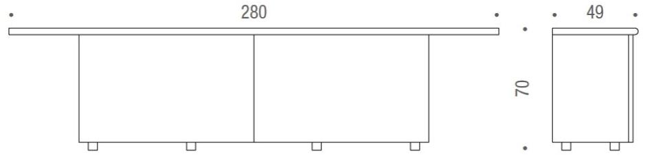 ACERBIS Лакированный буфет с раздвижными дверцами sun-id-1475524 - Вид №5