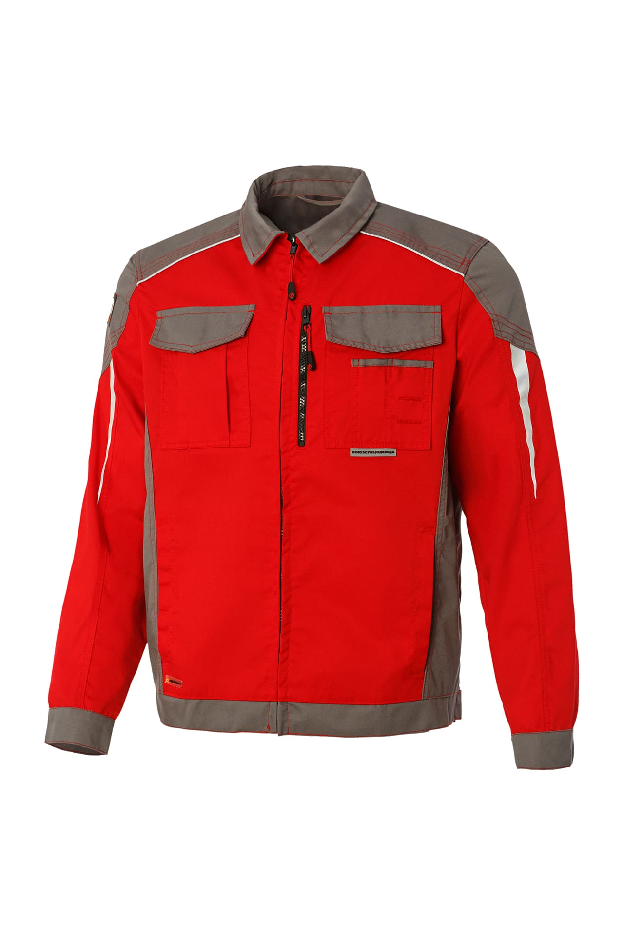 70059 Костюм  NEW красный с серым STATUS  Летняя спецодежда  размер 60-62/170-176  - Вид №1