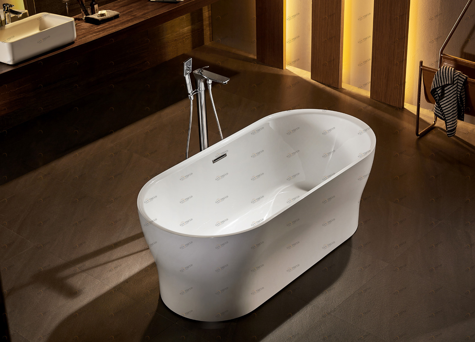 Акриловая ванна BelBagno BB405-1500-800 