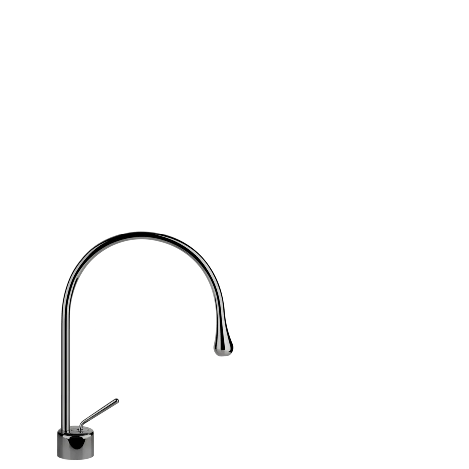 Смеситель для умывальника 33602 124 Gessi Goccia ЧЕРНЫЙ МЕТАЛЛ GHRC 33602124