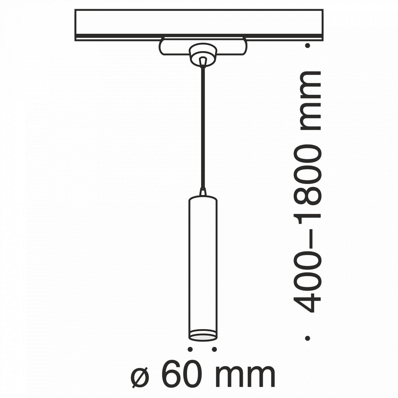 Трековый светильник черный TR008-GU10 TECHNICAL SINGLE PHASE TRACK SYSTEM 00-3956220 Черный  - Вид №2