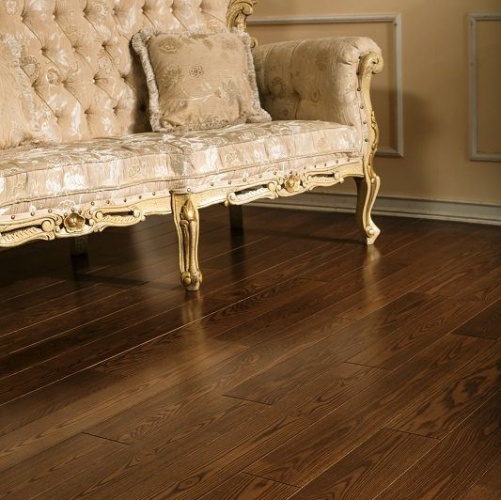 Массивная доска Ashton Бристоль Ясень Натур (Гладкая) 910х123 мм 1000300008 - Вид №1