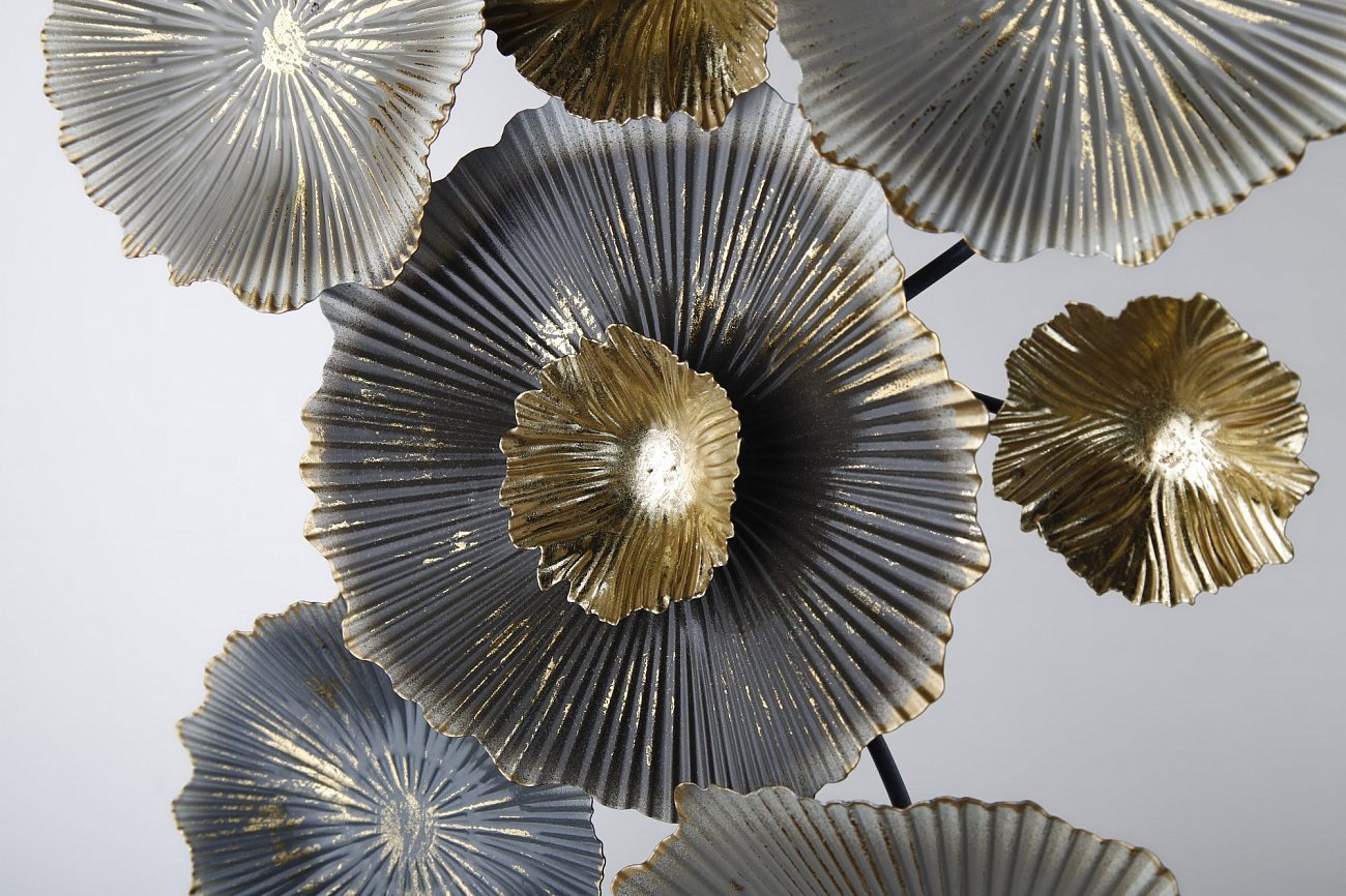 Панно настенное металлическое 66 см 93009 Tomas Stern TOMAS STERN  00-3865436 Серый;черный  - Вид №3