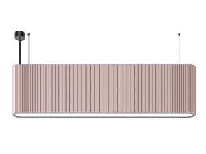 Рециркулированный пластичный акустический подвесной светильник